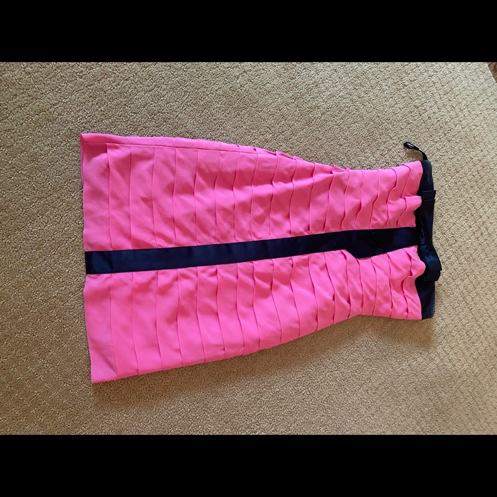 Betsey Johnson pink and black mini dress